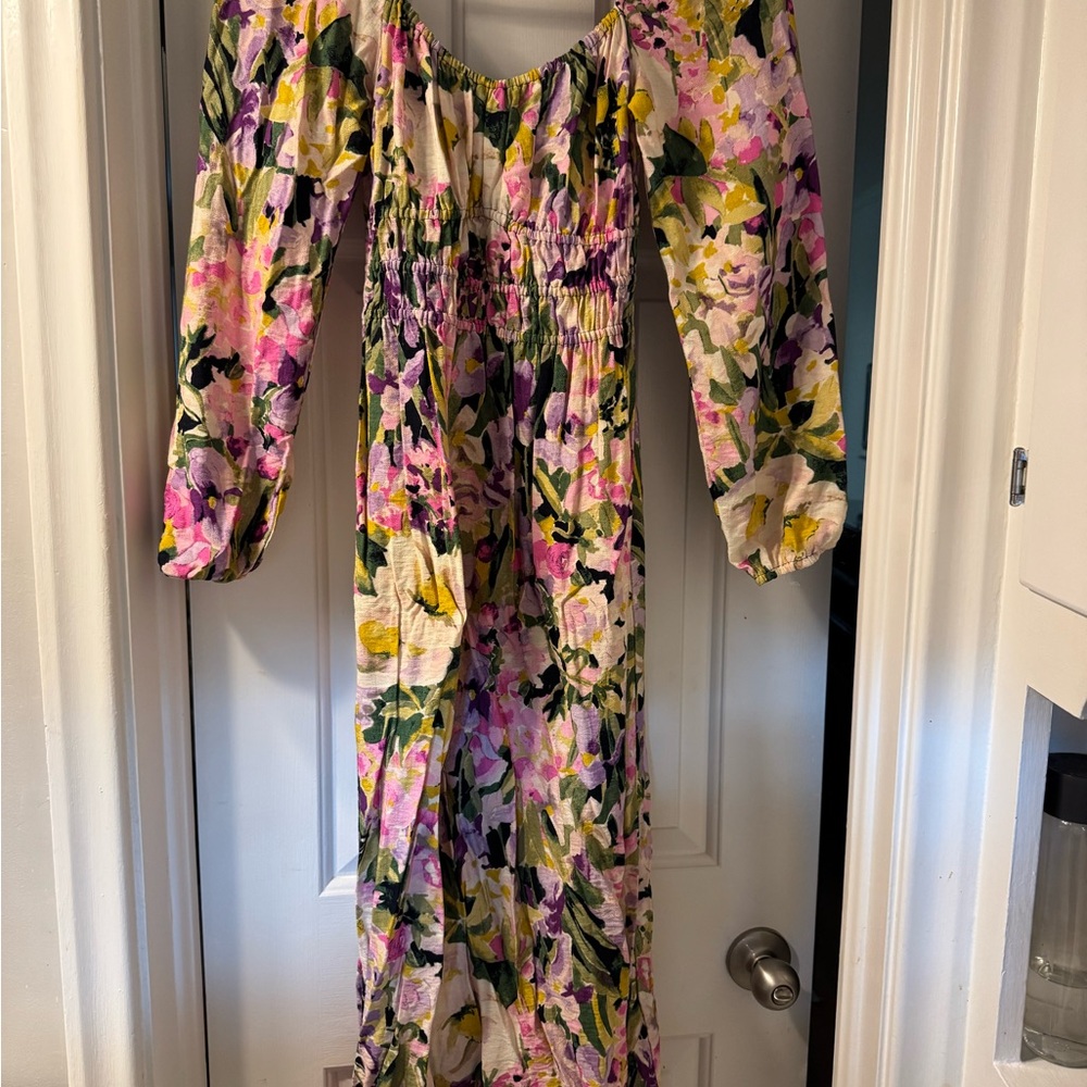 H&M Smocked Floral Dress